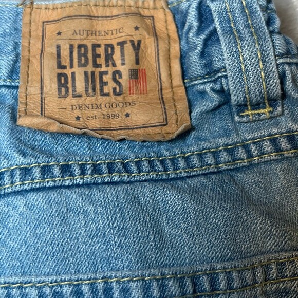 Liberty Blues Denim Shorts Mens Size 38 Tall Jeans Casual Workwear Rugged Jorts - Picture 6 of 16